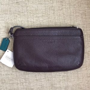 Beautiful Coach wristlet, new with tags!